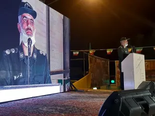 وداع با شهید مدافع حرم در همایش &laquo;بزرگ مردان بی ادعا&raquo;
