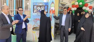 نواختن زنگ شکوفه&zwnj;ها در مدارس شاهرود+ تصاویر