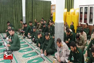 برگزاری مراسم گرامیداشت شهید جمهور و یاران شهید ایشان در سپاه ناحیه رزن