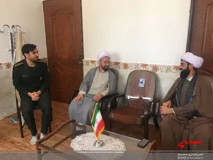 دیدار مسئول دفتر نمایندگی ولی فقیه در سپاه کبودراهنگ با امام جمعه شیرین&zwnj;سو
