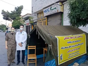 برپایی میز خدمت سلامت در شاهرود+ تصاویر