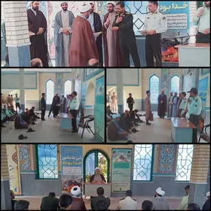 برگزاری مراسم گرامیداشت هفته عقیدتی سیاسی سپاه در خوسف
