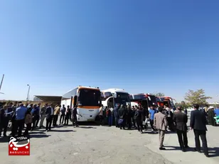 اعزام فرماندهان بسیج دانش آموزی چهارمحال و بختیاری به مشهد مقدس 