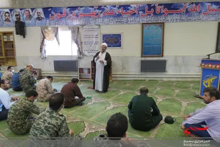 آیین نکوداشت نماز در تیپ انصارالحسین(ع) همدان