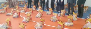 ۱۰۰۰ بسته معیشتی بین نیازمندان چالدران توزیع شد