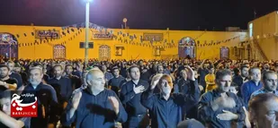 گزارش تصویری از شب شام غریبان در رامهرمز