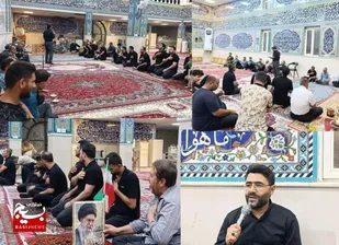 برگزاری سوگواری سالروز شهادت امام حسن عسگری (ع) در شهر زهره هندیجان