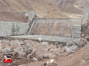 &nbsp;پایان بازسازی سیل&zwnj;بند گابیونی روستای مدان الموت شرقی توسط جهادگران بسیج سازندگی