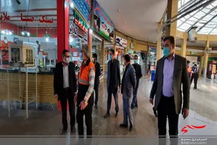 بازدید مسئولان ملایر از رعایت پروتکل&zwnj;های بهداشتی در سطح شهر