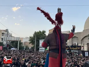 مراسم تعزیه خوانی گروه بسیج هنرمندان شاهرود+ تصاویر