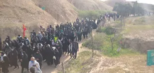 حضور ۱۵۵۰ زائر استان سمنان در اردوی راهیان نور/شبیه سازی عملیات والفجر ۸ در اروند رود