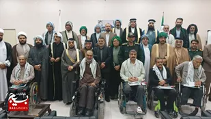 دیدار مسئولین و فرمانده ناحیه مقاومت بسیج کارون با جانبازان قطع نخاعی اهواز