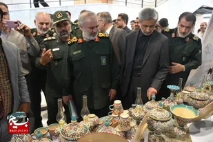 بازدید سردار فدوی از دهکده اقتصاد مقاومتی بسیج سازندگی سپاه استان همدان
