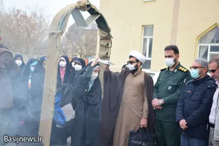 اعزام بسیجیان همدان به مناطق عملیاتی جنوب کشور