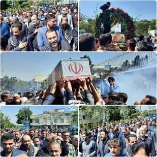 تشییع پیکر شهید گمنام در اداره کل آموزش و پرورش شهرستان&zwnj;های استان تهران