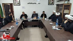 نشست هماهنگی برنامه&zwnj;های تشییع پیکر مطهر قائد شهید امت، برگزار گردید