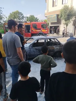 نشت  گاز خودرو در  سبزدشت 2 نفر را راهی بیمارستان کرد