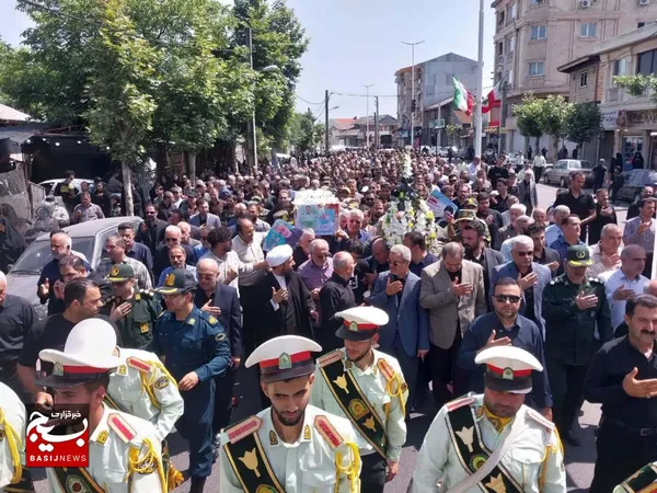 مراسم تشییع شهید حمید رضا فلاحی