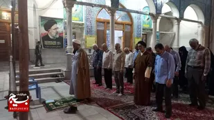 مراسم هفتگی هیئت خدام الرضا علیه السلام  در امامزادگان شهرکرد