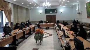 مراسم گرامیداشت هفته عفاف و حجاب در اداره کل راه آهن شمال شرق (۱) شاهرود+ تصاویر
