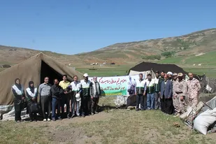 خدمات&zwnj;رسانی بسیجیان به عشایر مستقر در ارزانفود همدان