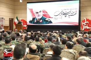 مراسم بزرگداشت سالگرد شهادت سردار دلها حاج قاسم سلیمانی در دارلارشاد اردبیل
