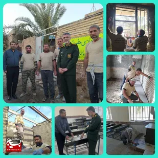 شکوه هجرت گروههای جهادی امیدیه در ایستگاه آخر مناطق محروم