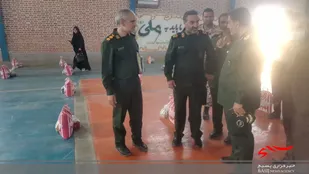 توزیع 1000 بسته کمک های مومنانه در شهرستان کهنوج