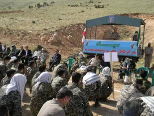 برگزاری رزمایش الی بیت المقدس درشهرستان هرسین