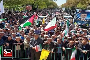 حمایت نمازگزاران آذربایجان شرقی از عملیات وعده صادق