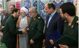 مراسم معارفه فرمانده جدید سپاه ناحیه آستانه&zwnj;اشرفیه