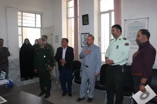 تقدیر و تشکر از عوامل فراجا در پاسگاه انتظامی فهرج و کلانتری ۱۴ یزد
