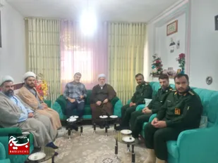 دیدار مسئول نمایندگی ولی فقیه در سپاه استان البرز با خانواده شهید کبودوندی+تصاویر