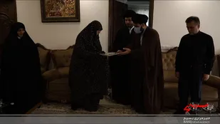 دیدار مسئول بسیج طلاب سپاه کربلا با خانواده روحانی &laquo;شهید مدافع حرم محمد کریمیان&raquo;