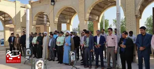 بیعت با مقام شامخ شهیدان به مناسبت هفته نیروی انتظامی در شهرستان فاریاب