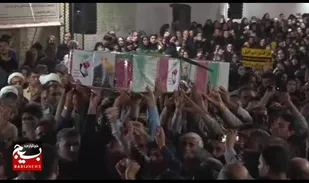 برگزاری مراسم وداع با سرلشکر شهید محرابی در رامهرمز