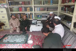دیدار کارکنان حوزه نمایندگی سپاه ملایر با آیت&zwnj;الله فاضلیان