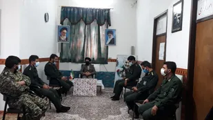 دیدار فرمانده سپاه ارزوئیه با نماینده ولی فقیه در شهرستان