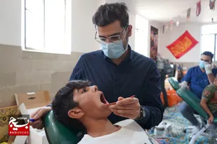 خدمات حوزه دهان و دندان به دانش آموزان مالخواست ارائه شد
