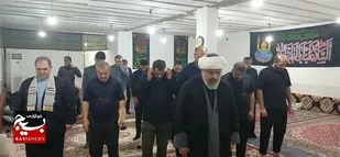 میدان خدمت/حضور پررنگ کارکنان بسیجی لالی در استقبال از زائران اربعین