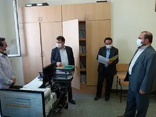 بازدید سرزده رئیس کل دادگستری آذربایجان شرقی از دادگستری بناب
