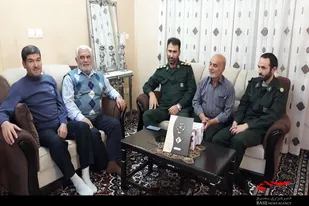 دیدار فرمانده سپاه بهار با پیشکسوتان بسیجی