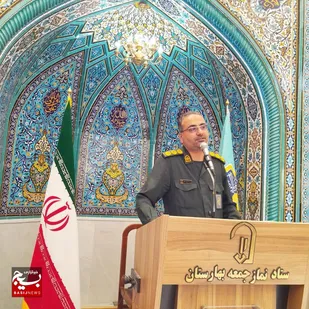سخنرانی فرمانده ناحیه امام حسین(ع) اصفهان در نمازجمعه