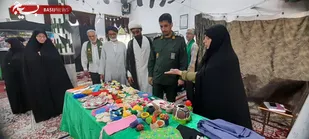 بازدید فرمانده سپاه طبس از طرح نوجوانه های صالحین