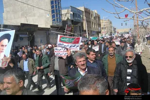 برگزاری راهپیمایی عظیم 22 بهمن در فامنین