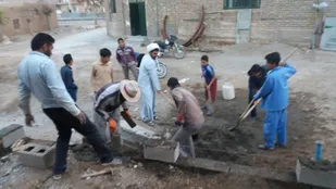 برگزاری اردوی جهادی بسیج طلاب و روحانیون شاهرود در روستای کلاته سادات میامی+تصاویر
