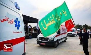 خدمت رسانی ۲۵ پایگاه فوریت&zwnj;های پزشکی در مسیر راهپیمایی اربعین حسینی در خوزستان