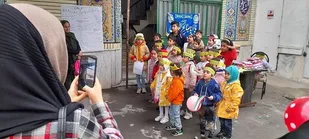 برگزاری جشن نیمه شعبان در شهر صالحیه