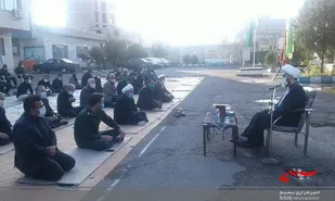 آیین سوگواری امام حسین(ع) در شبستر برگزار شد