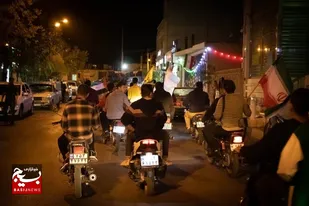جشن پیروزی عملیات جبهه مقاومت در سرخه برگزار شد